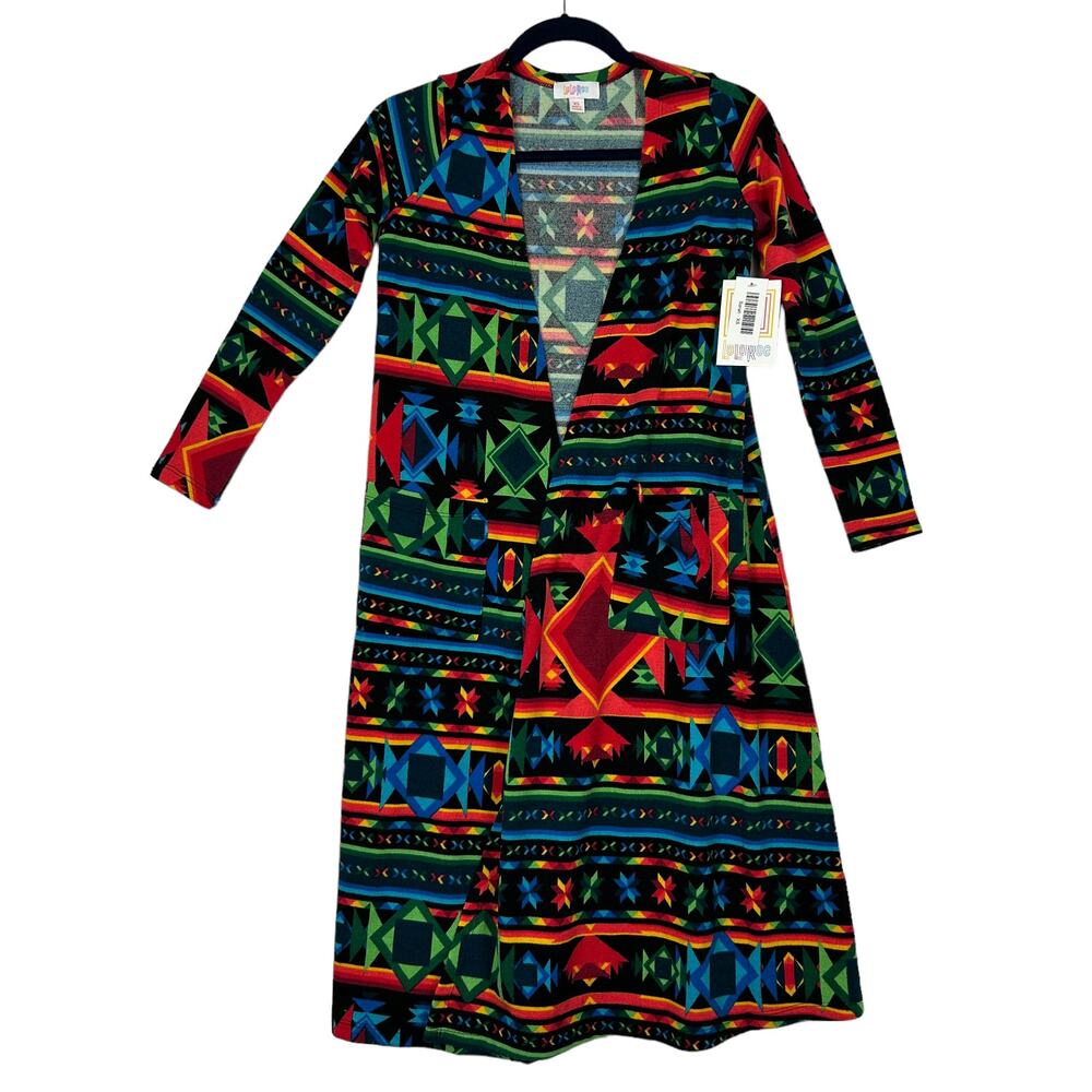 Lularoe Long Open Duster Cardigan Size XS - Picture 1 of 4